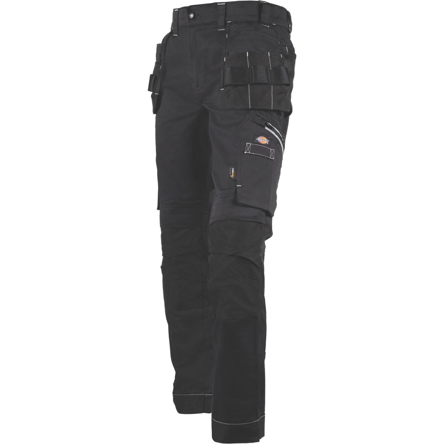Dickies Holster Universal FLEX Work Trousers Black 38" W 34" L (881RP)