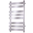 Towelrads 800mm x 500mm 853BTU Chrome Flat Designer Towel Radiator