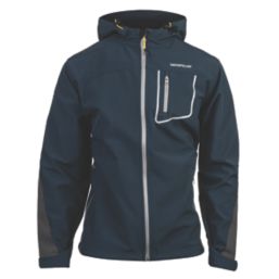 CAT Capstone  Hooded Soft Shell Jacket Marine Small 36-38" Chest