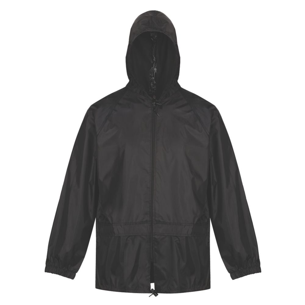 Regatta Stormbreak Waterproof Shell Jacket Black Large Size 41 1/2 ...