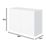 Pragma  2-Door Matt White 800mm x 320mm x 550mm Flat Packed Kitchen Wall Unit