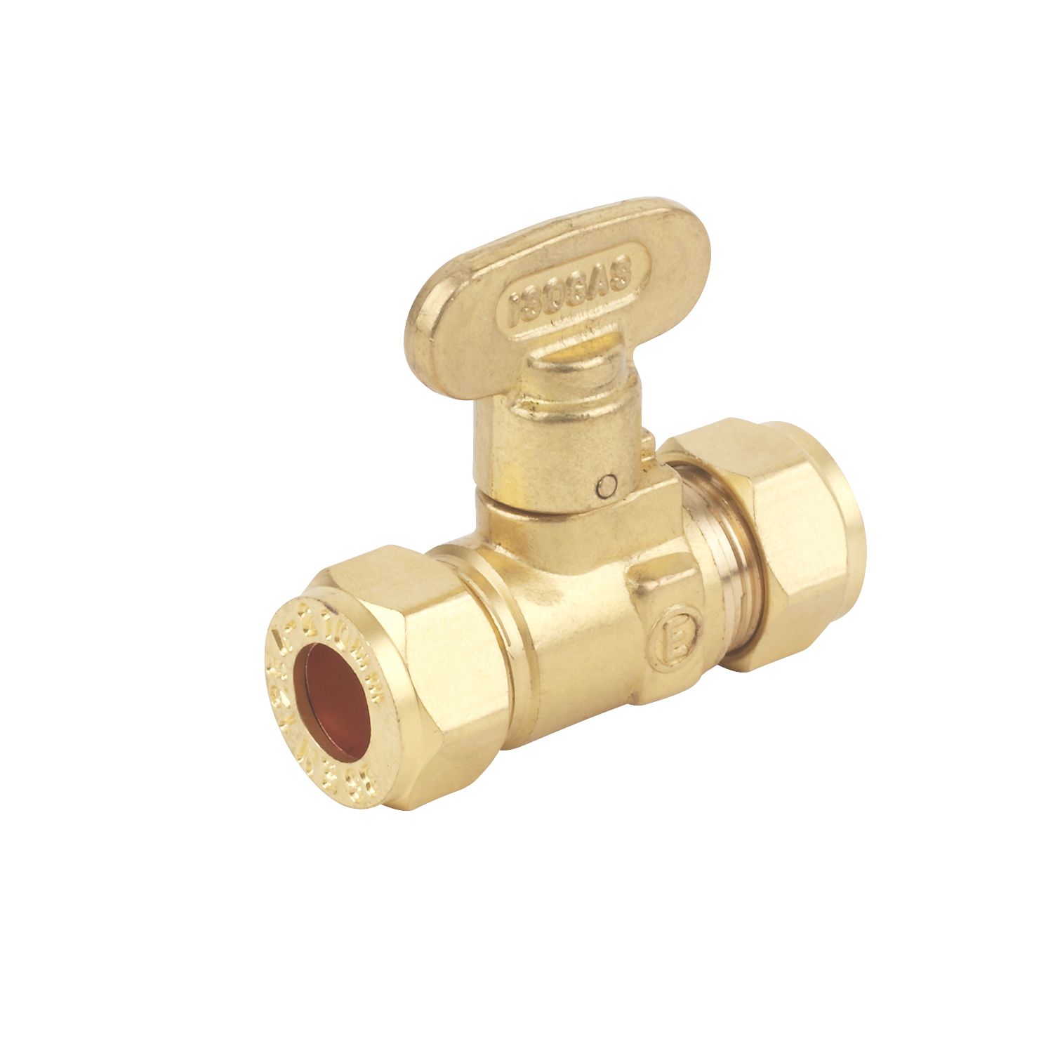 Essentials Gas Isolating Valve 10mm x 10mm (88296)