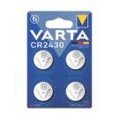 Varta CR2430 3V Coin Cell Lithium Batteries 4 Pack