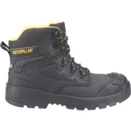 CAT Striver XL 6" Size 9  Black Waterproof Steel Toe Cap Safety Boots