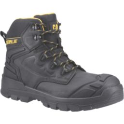 CAT Striver XL 6" Size 9  Black Waterproof Steel Toe Cap Safety Boots