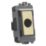 Knightsbridge GDM012BB 0A Grid Flex Outlet Brushed Brass