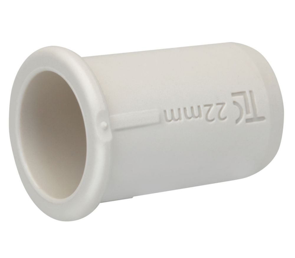 Flomasta Plastic PushFit Pipe Insert 22mm 50 Pack Screwfix