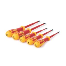 C.K Dextro Mixed  VDE Slim Screwdriver Set 5 Pieces