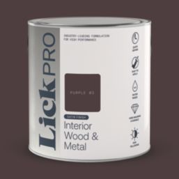 LickPro 2.5Ltr Purple 03 Satin Water-Based Trim Paint
