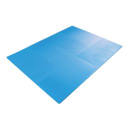 Essentials  Interlocking Floor Tiles Blue 10mm 12 Pack