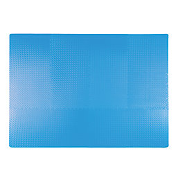 Interlocking Floor Tiles Blue 10mm 12 Pack