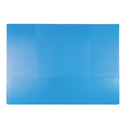 Essentials  Interlocking Floor Tiles Blue 10mm 12 Pack