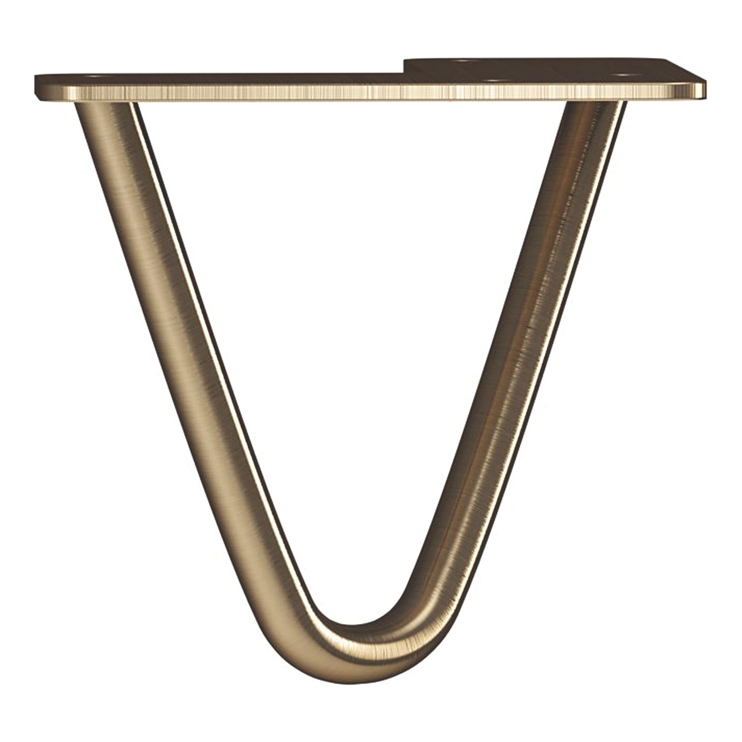 Rothley 2-Pin Hairpin Furniture Leg Antique Brass 100mm (882PR)
