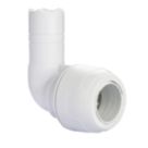 Hep2O  Plastic Push-Fit Equal 90° Keyless Stem Elbow 22mm