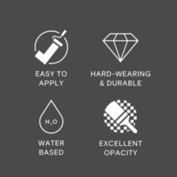 LickPro Max+ 1Ltr Black 02 Matt Emulsion  Paint