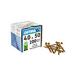 Optimaxx  PZ Countersunk  Wood Screws 4mm x 50mm 200 Pack
