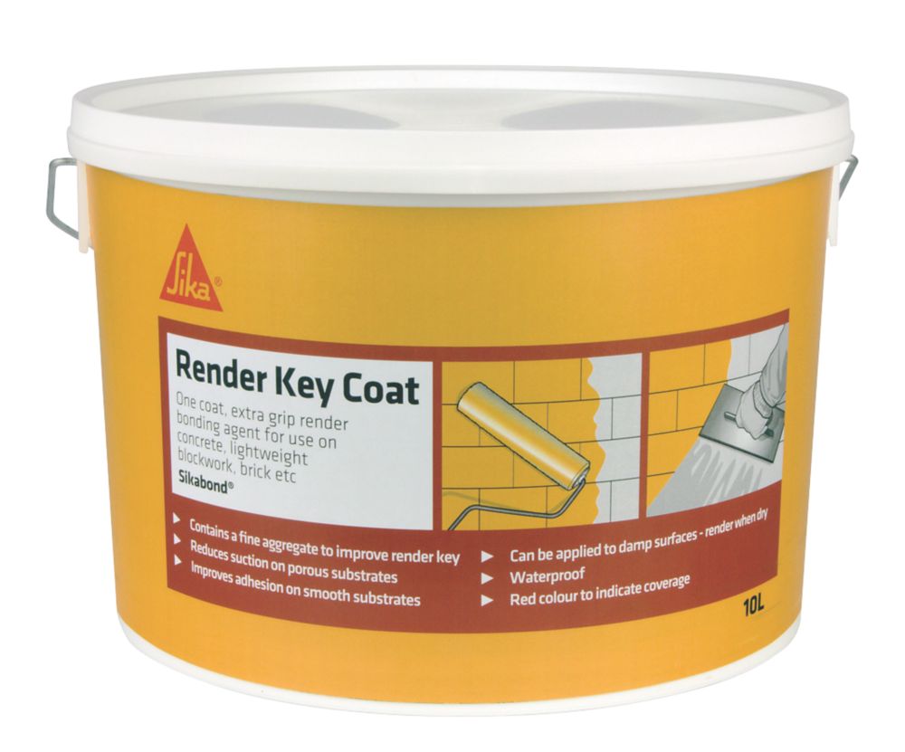 Sika Rendagrip External Render Bonding Agent  Red 10Ltr