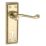 Smith & Locke  Fire Rated Lock Door Handles Pair Polished Brass