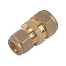 Flomasta  Brass Compression Reducing Coupler 15 x 12mm