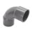 FloPlast  Bends 92.5° Grey 32mm 5 Pack
