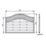Forest Prague  Lattice Curved Top Fence Panels Natural Timber 6' x 4' Pack of 5