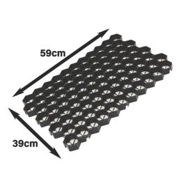 Apollo Ground Guard Black Interlocking Ground Reinforcement Tile 5 Pack