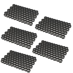 Apollo Ground Guard Black Interlocking Ground Reinforcement Tile 5 Pack