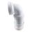 Flomasta  Flexible 90° Angled Pan Connector White 220 - 400mm