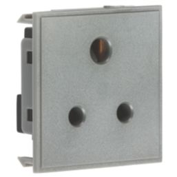 Knightsbridge  5A Unswitched Modular Socket Grey