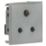 Knightsbridge  5A Unswitched Modular Socket Grey