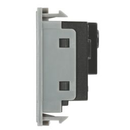 Knightsbridge  5A Unswitched Modular Socket Grey