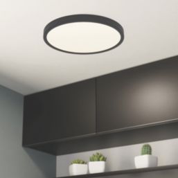 Eglo Fueva 6 LED Ceiling Light Black 11.5W 1550lm