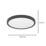 Eglo Fueva 6 LED Ceiling Light Black 11.5W 1550lm