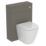 Ideal Standard i.life S Compact WC unit Grey Matt 600mm x 695mm x 853mm