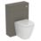 Ideal Standard i.life S Compact Toilet Unit Quartz Grey Matt 600mm x 695mm x 853mm