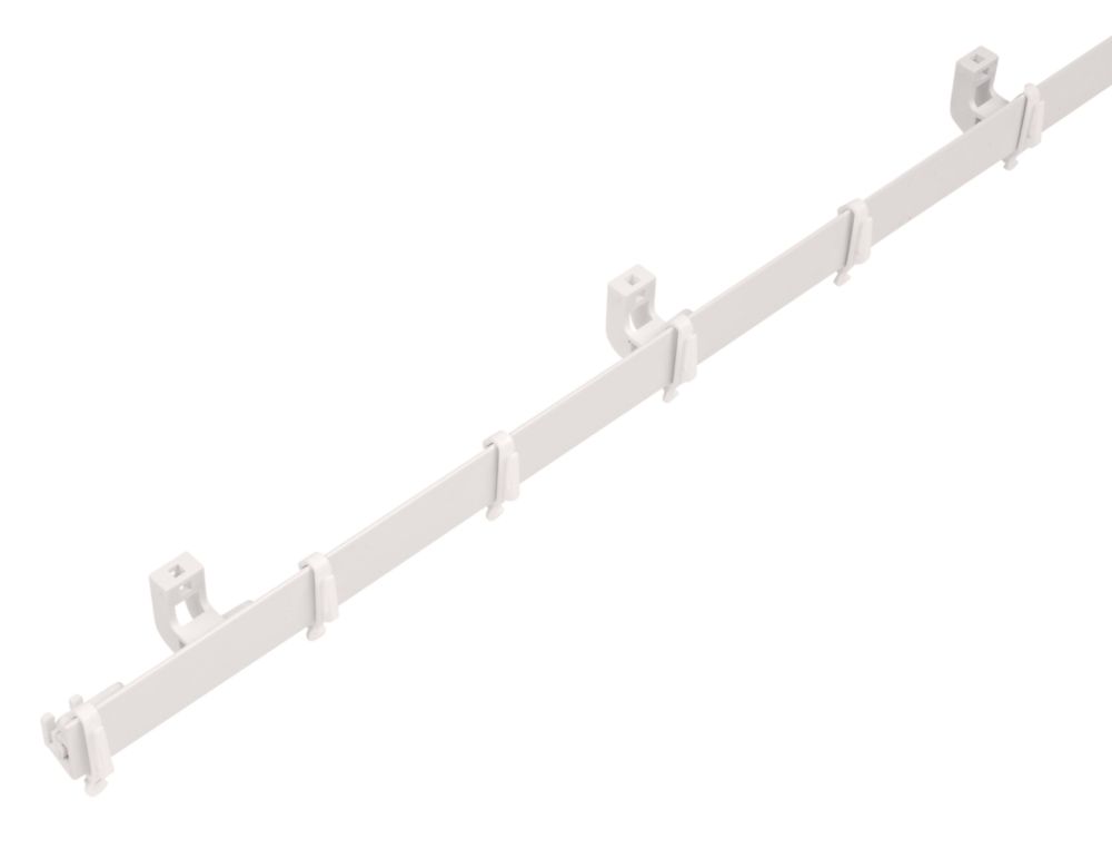 3.5m BENDABLE CURTAIN TRACK FOR STRAIGHT & BAY WINDOW RAIL Top Or Face