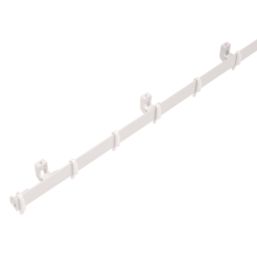 Rigid Curtain Track White 2m