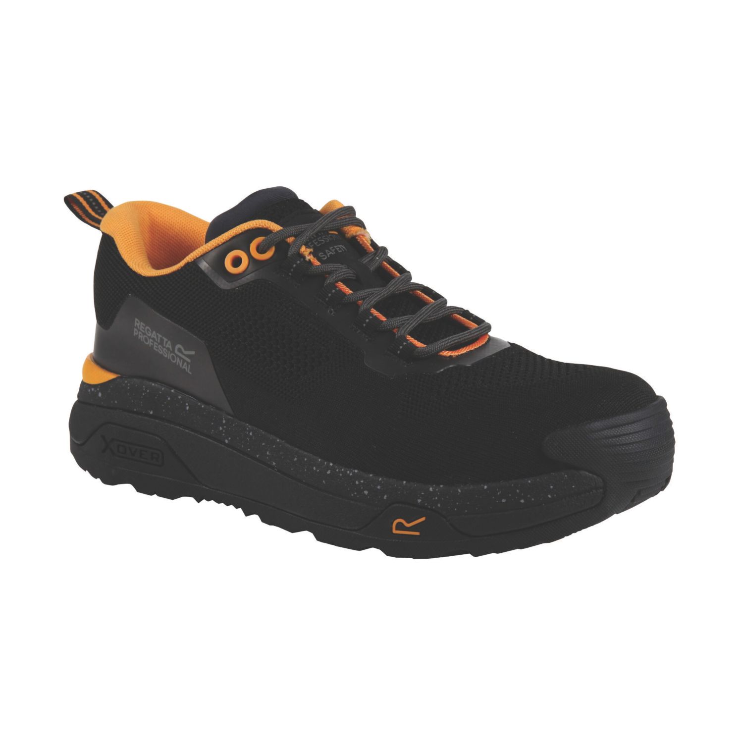 Regatta Crossfort S1 Trainer Size 12 Black/Gun Metal Waterproof Safety Boots (883JU)