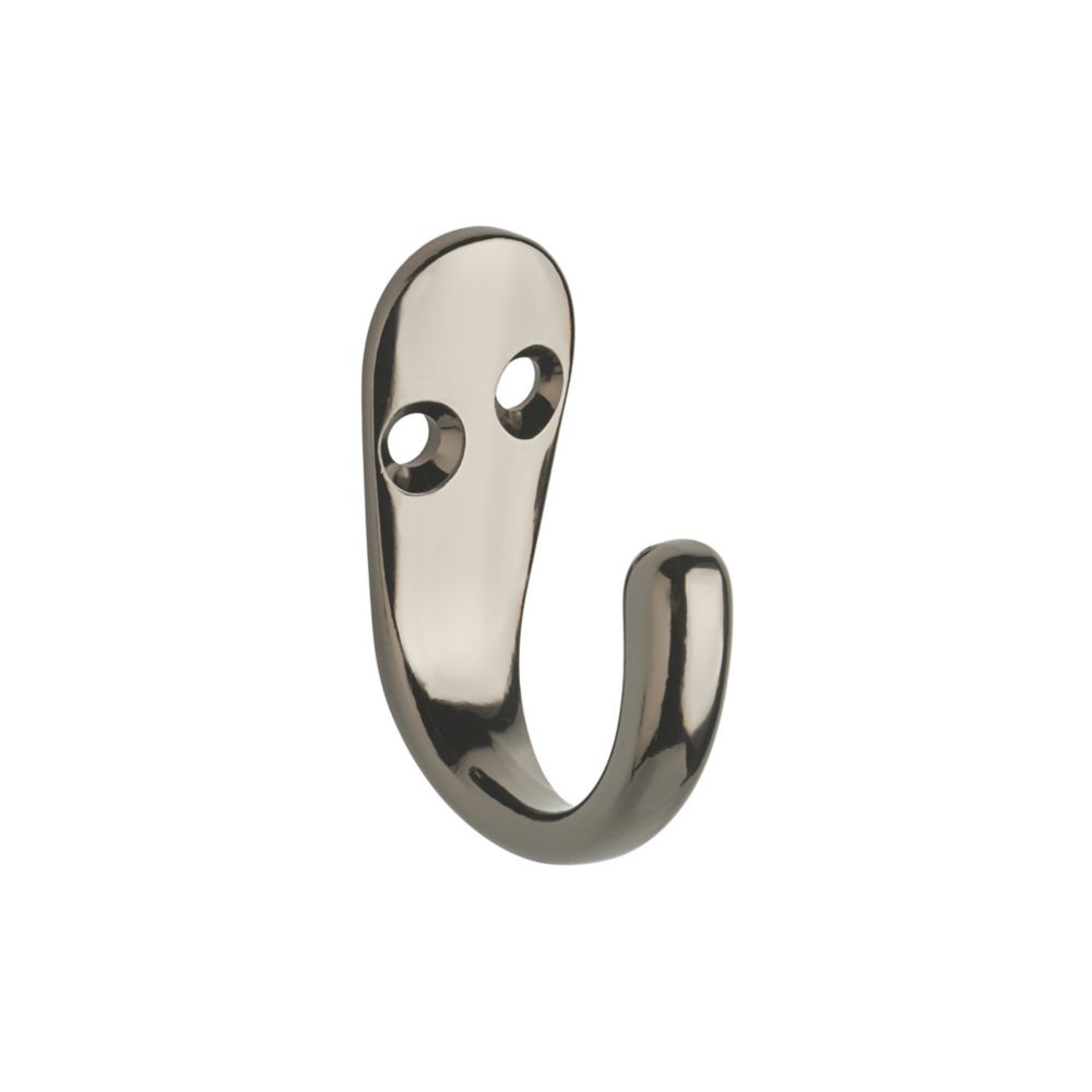 Decohooks Single Hook Black Nickel 45mm Screwfix