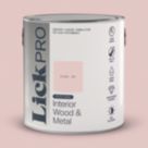 LickPro 2.5Ltr Pink 03 Satin Water-Based Trim Paint