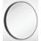 Sensio Frontier Round Illuminated Bathroom Mirror Black With 1615lm LED Light 600mm x 600mm