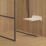 ETAL Wall Mounted Fold Down Shower Seat White