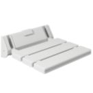 ETAL Wall Mounted Fold Down Shower Seat White