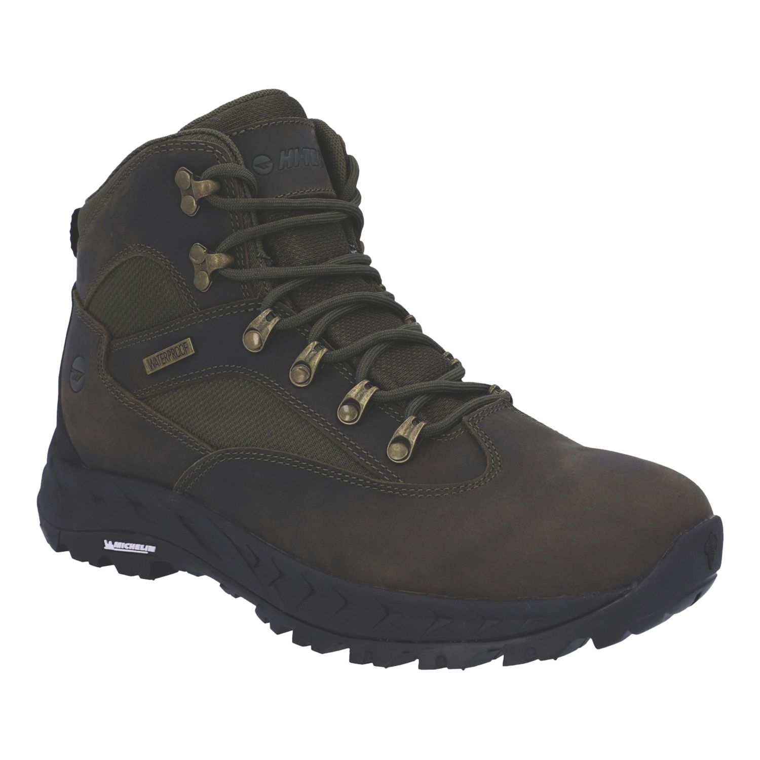 Hi-Tec Euro Trail Size 13 Khaki Waterproof Non Safety Work Boots (883XL)