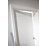 Jeld-Wen Newark Primed White Wooden Cottage Internal Fire Door 1981mm x 762mm