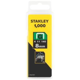 Stanley Heavy Duty Staples Zinc-Plated 8mm x 10mm 1000 Pack