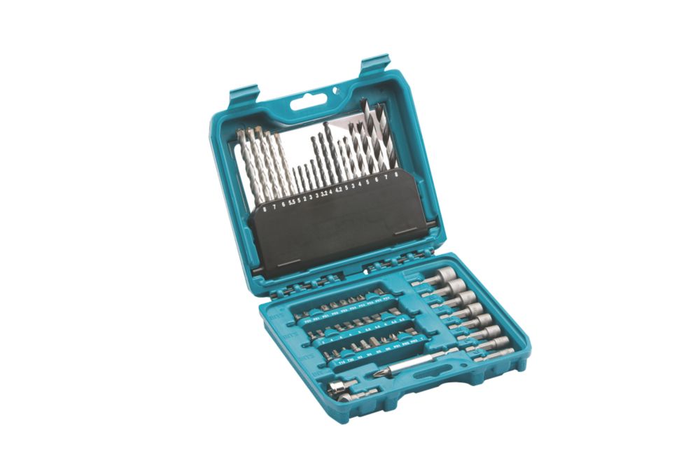 Makita Hex Shank Pro Combination Screwdriver & Drill Bit Set 60 Pieces