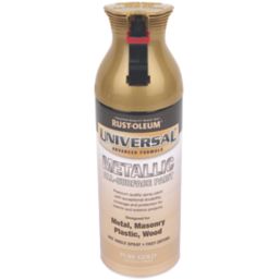 Rust-Oleum Universal Pure gold effect Multi-surface Spray paint, 400ml