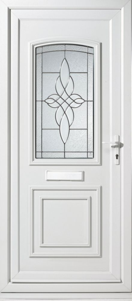 Greenhurst Easy Fit Door Canopy White 1 X 0 6 X 0 23m Door