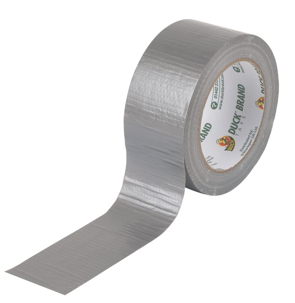 Duck Original Cloth Tape 50 Mesh White 25m x 50mm - Screwfix